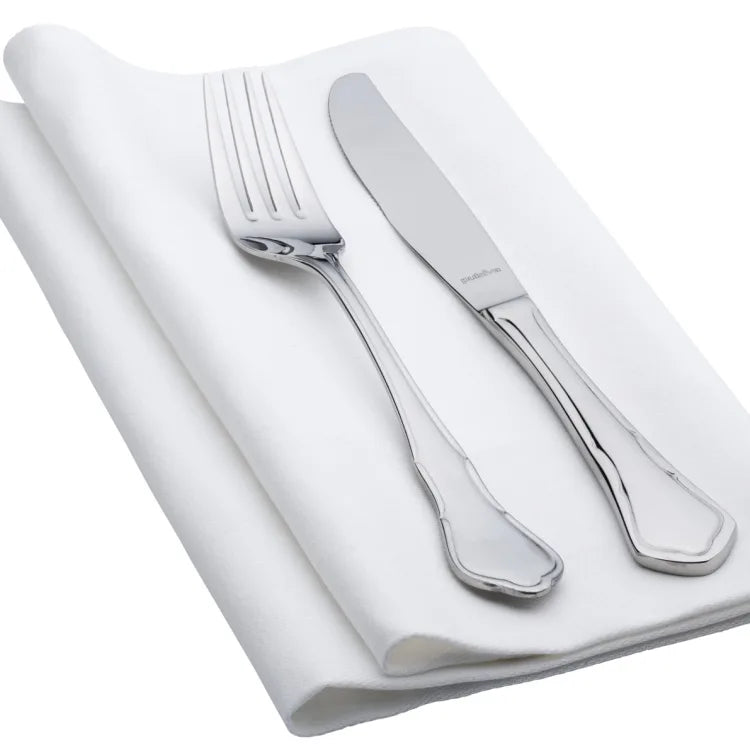 🏷️ Serviettes de table blanches – 40x40 cm