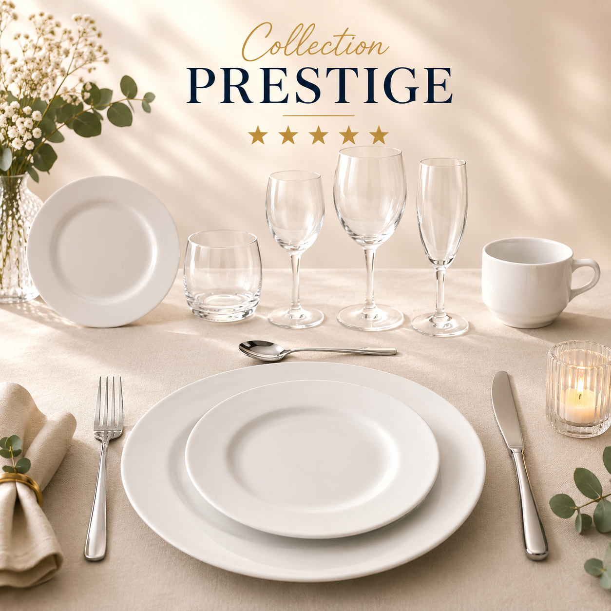 ✨ Ensemble Vaisselle PRESTIGE – LOC 360 🍽️✨