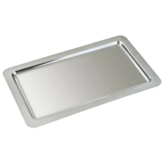 Plateau de présentation, inox