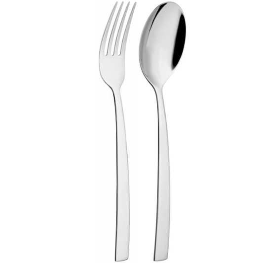 🥄🍴 Cuillère et Fourchette de Service – 25 cm